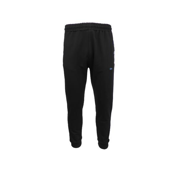 Pantaloni trening barbat jagerfabel sport, negru cu 2 buzunare laterale cu fermoare si un buzunar la spate cu fermoar, l