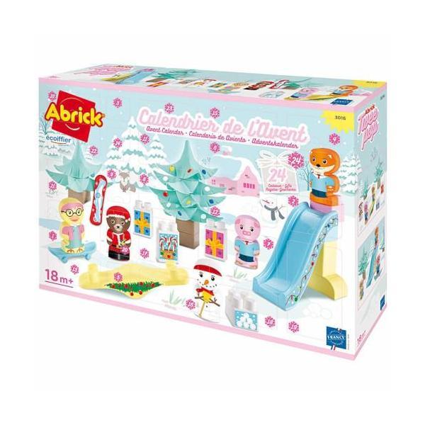 Joc constructie calendar advent tweepop cu accesorii si tobogan ecoiffier