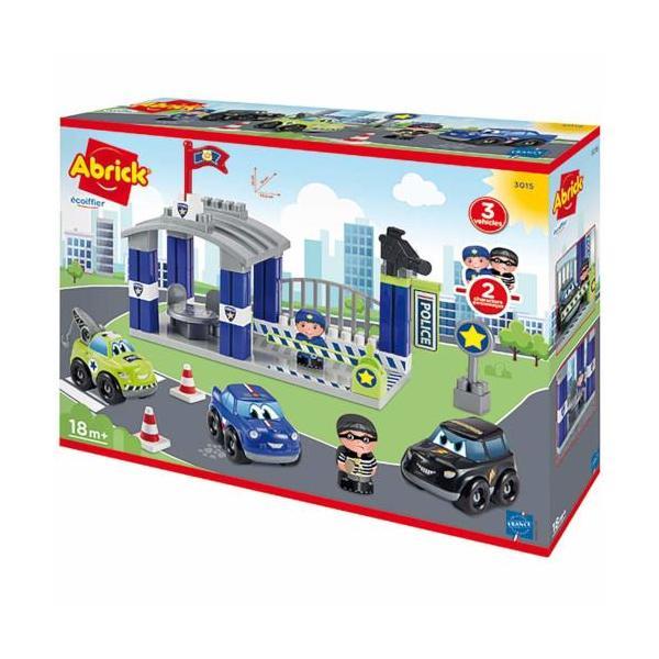Joc de construit statia de politie abrick ecoiffier