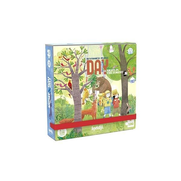 Puzzle reversibil noapte si zi 100 piese Londji