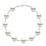 Colier Office Argint 925 si Perle Naturale Premium de 10 mm - Cadouri si perle