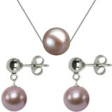 Set Aur Alb si Perle Premium Lavanda - Cadouri si perle
