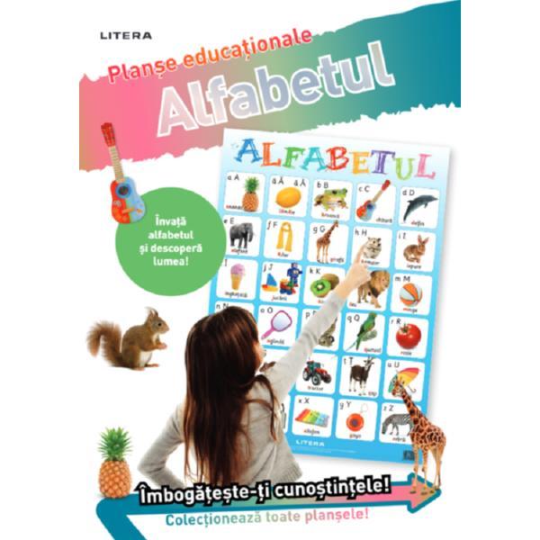 Alfabetul. Planse educationale, editura Litera