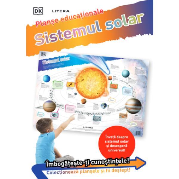 Sistemul solar. Planse educationale, editura Litera