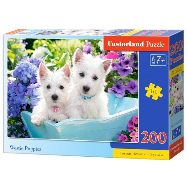 Puzzle 200. westie puppies