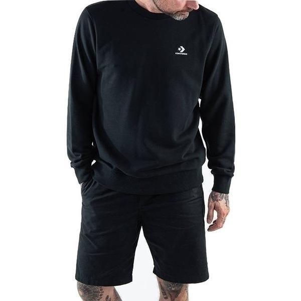 Bluza barbati Converse Emb Crew Ft 10020345-001, S, Negru