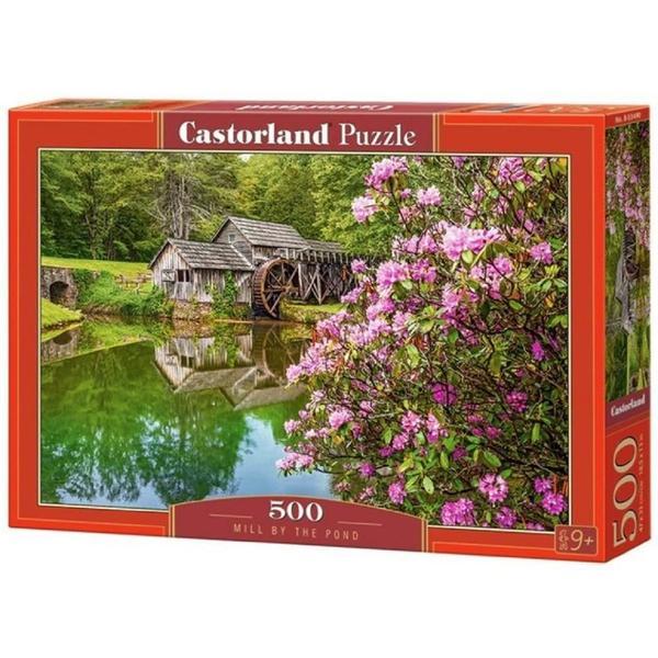 Puzzle 500. mill by the pond