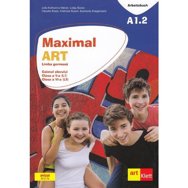Maxima. limba germana - clasa 5-6 - caietul elevului + cd - julia katharina weber, editura grupul editorial art