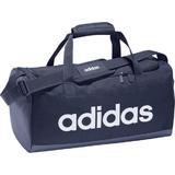 Geanta unisex adidas Linear Logo Duffel Bag FM6745, Marime universala, Albastru