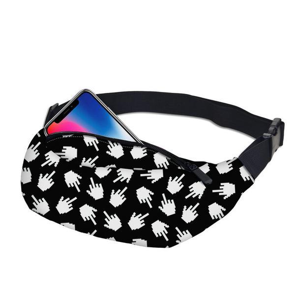 Borseta unisex marime universala, Urban Black, multicolora