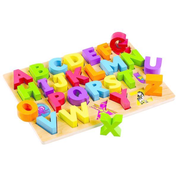 Puzzle alfabet - litere mari
