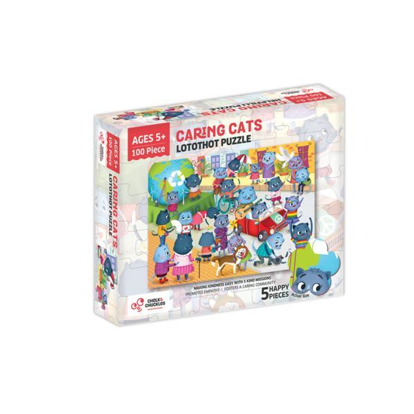 Puzzle cu surprize - lotothot (100 piese)
