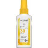 Spray Bio Protectie Solara SPF 30 pentru Piele Sensibila Lavera, 100ml