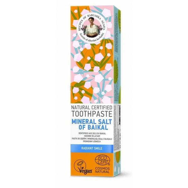 Pasta de dinti pentru un zambet radiant mineral salt of baikal retetele bunicii agafia, 85g