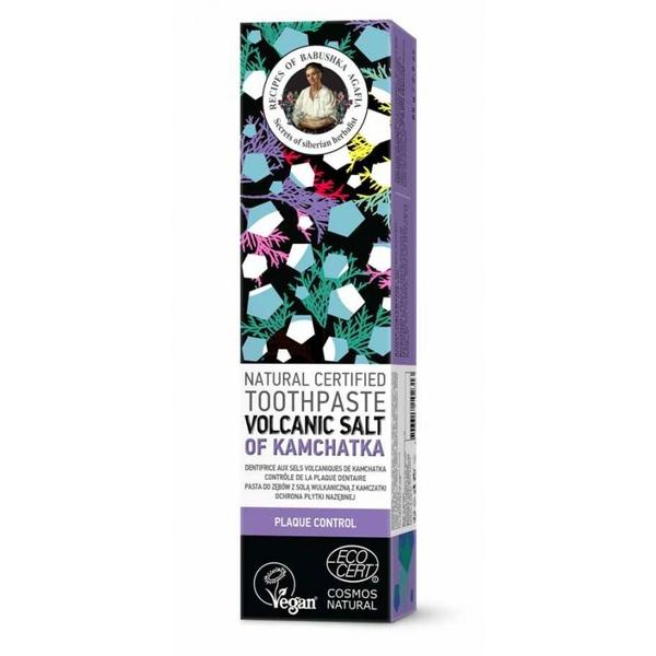 Pasta de dinti anti-tartru volcanic salt of kamchatka retetele bunicii agafia, 85g