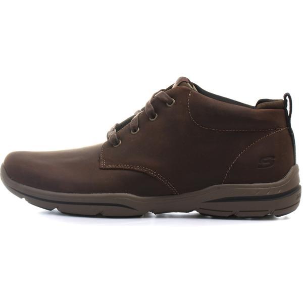 Ghete barbati skechers harper-melden 64857/choc, 45, maro