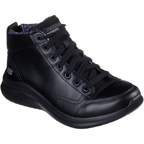 Ghete femei skechers ultra flex 2.0 plush zone 13358/bbk, 35.5, negru