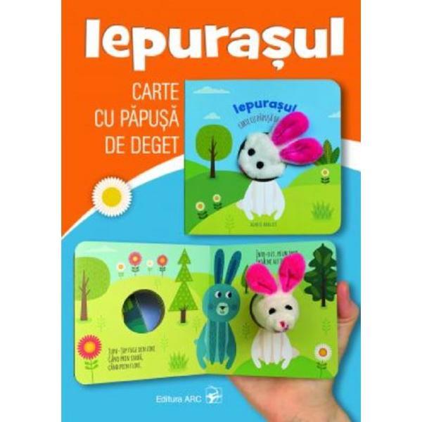 Iepurasul. carte cu papusa de deget - agnese baruzzi, editura arc
