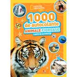 1000 de autocolante. Animale fioroase. Carte de activitati, editura Litera