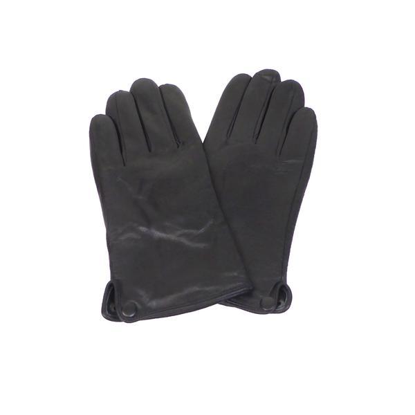 Manusi barbat, univers fashion, din piele naturala, captusite pe interior, negru, m