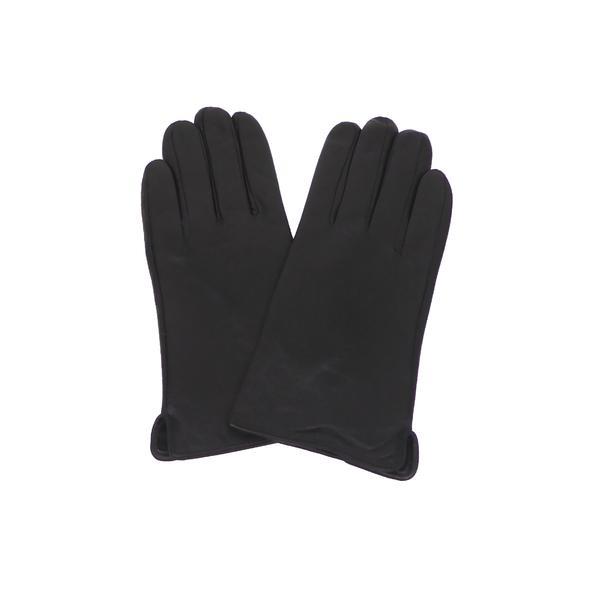 Manusi dama, univers fashion, din piele naturala, cu interior imblanit, negru, m