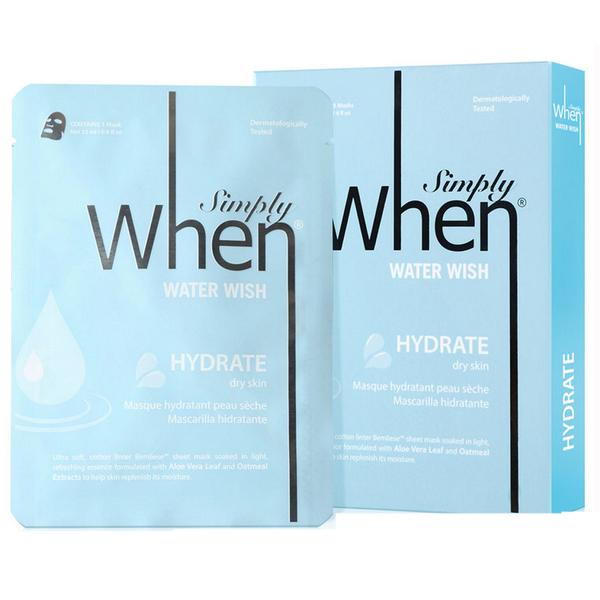 Set Masca Hidratanta pentru Ten Uscat Water Wish Simply When, 5 buc imagine