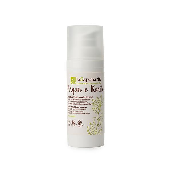 Crema de fata hidratanta cu argan si unt de shea, 50 ml, lasaponaria