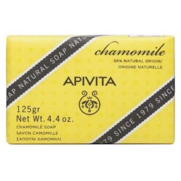 Sapun natural cu musetel si lavanda, Apivita, 125g Apivita Apivita