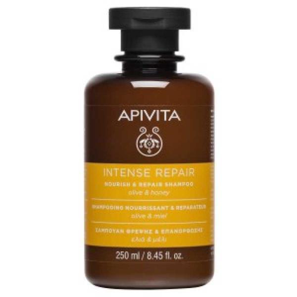 Sampon Intense repair pentru par deteriorat cu Miere, APIVITA, 250 ml Apivita imagine noua