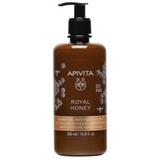 Gel de dus Royal Honey cu miere Ecopack, Apivita, 500 ml