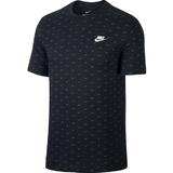Tricou barbati Nike Sportswear Mini Swoosh Aop CV5590-010, M, Negru