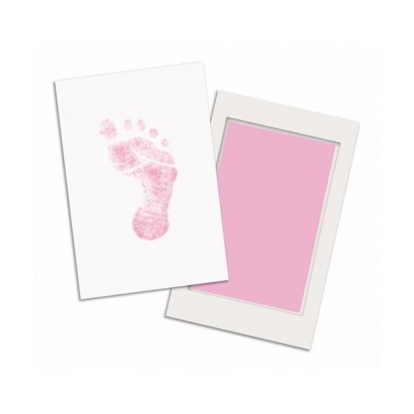 Kit amprenta cu cerneala pentru piciorus - roz - Pearhead