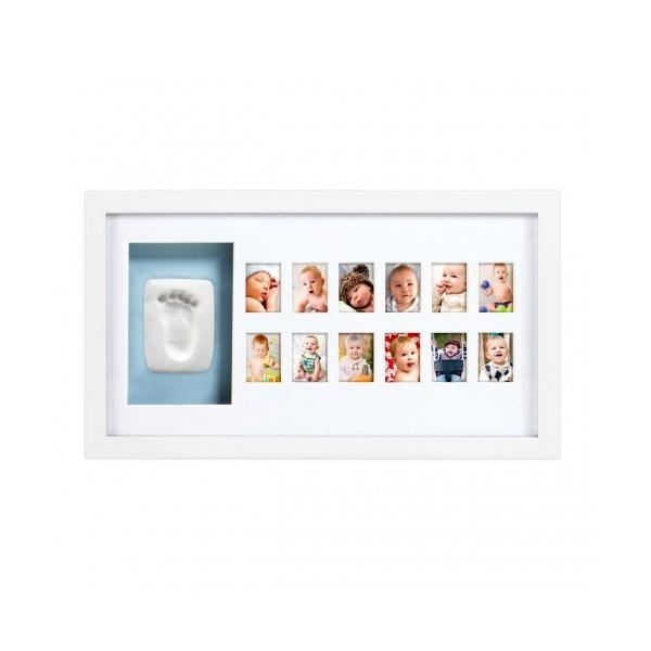 Kit rama foto cu amprenta mulaj manuta sau piciorus - baby's first year - pearhead