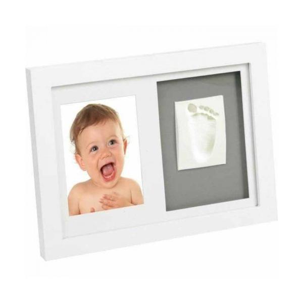 Kit rama foto simpla cu amprenta mulaj manuta sau piciorus - adora