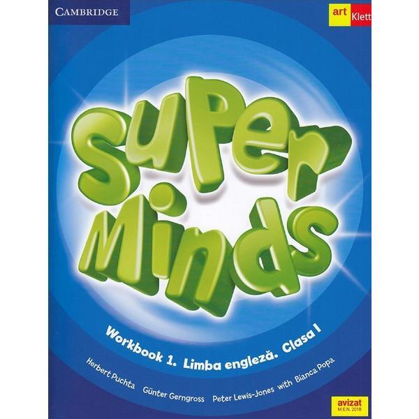 Super Minds. Limba engleza - Clasa 1 - Workbook 1 + CD - Herbert Puchta, editura Grupul Editorial Art