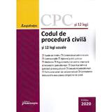 Codul de procedura civila si 12 legi uziale. Act. 1.09.2020, editura Hamangiu