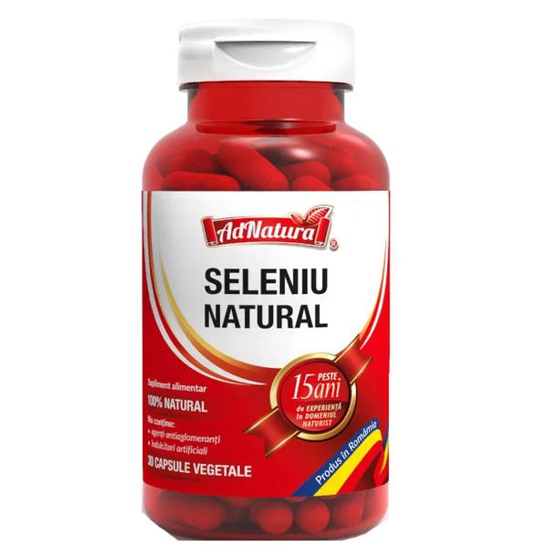 Seleniu Natural AdNatura, 60 capsule