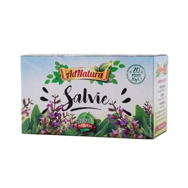 Ceai salvie adnatura, 20 buc