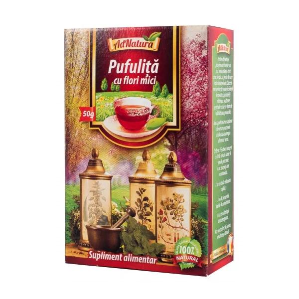 Ceai de Pufulita cu Flori Mici AdNatura, 50 g