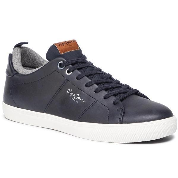 Pantofi sport barbati pepe jeans marton basic pms30501-595, 45, albastru