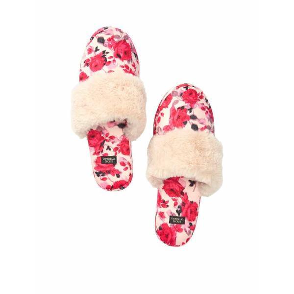 papuci-satin-slippers-peach-floral-victoria-s-secret-marime-m-1.jpg