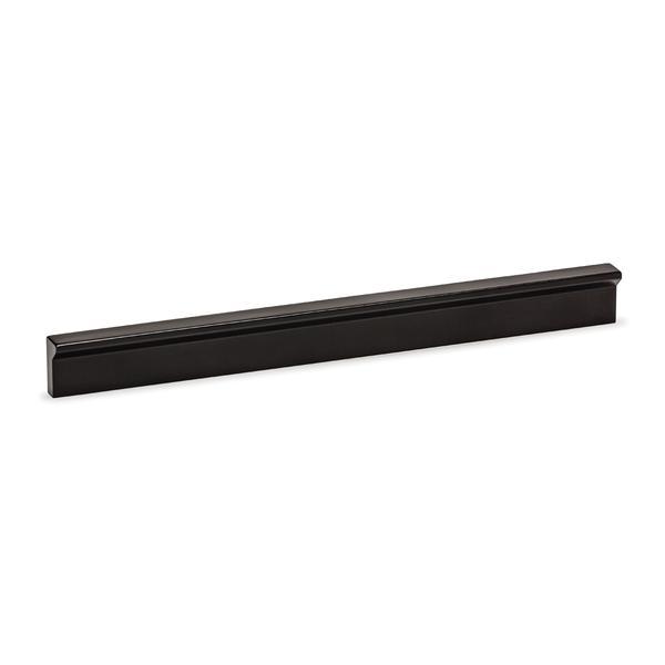 Maner pentru mobilier Angle, finisaj negru mat, L:200 mm