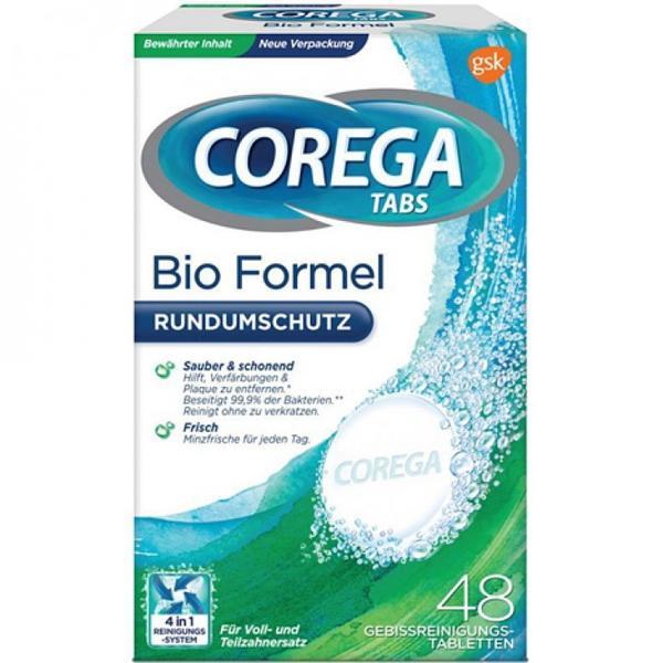 Tablete corega pentru curatarea protezei dentare 48 buc