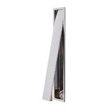 Maner ingropat cu clapeta Clos, finisaj crom lucios L 160 mm