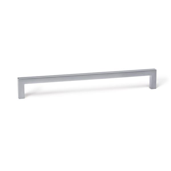Maner pentru mobilier u, gri periat, l= 136,5 mm - viefe