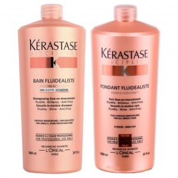 Pachet pentru Par Rebel Kerastase Discipline Fluidealiste - Sampon si Balsam