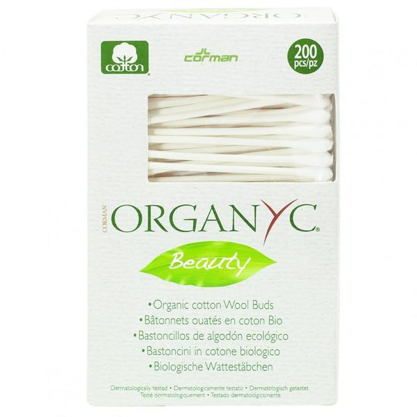 Betisoare cu bumbac organic organyc 200 buc