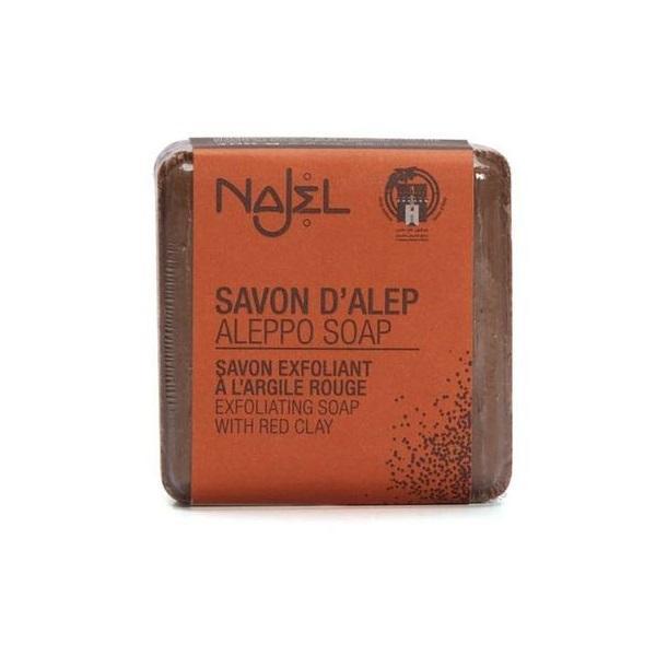 Sapun Najel de Alep cu argila rosie 100g