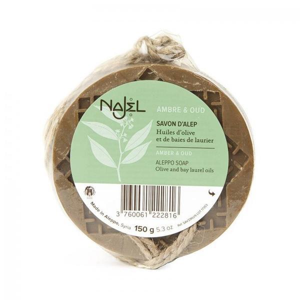 Sapun Najel de Alep cu ambra si lemn de agar (oud) 150g