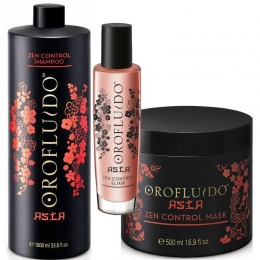 Pachet Par Rebel Revlon Professional Orofluido Asian - Sampon, Masca si Elixir